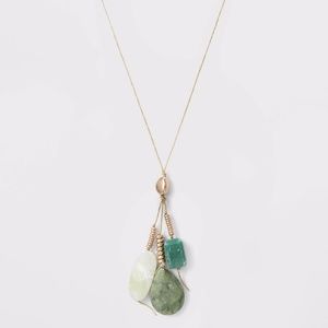 Adjustable Cord and Semi-Precious Jade and Aventur